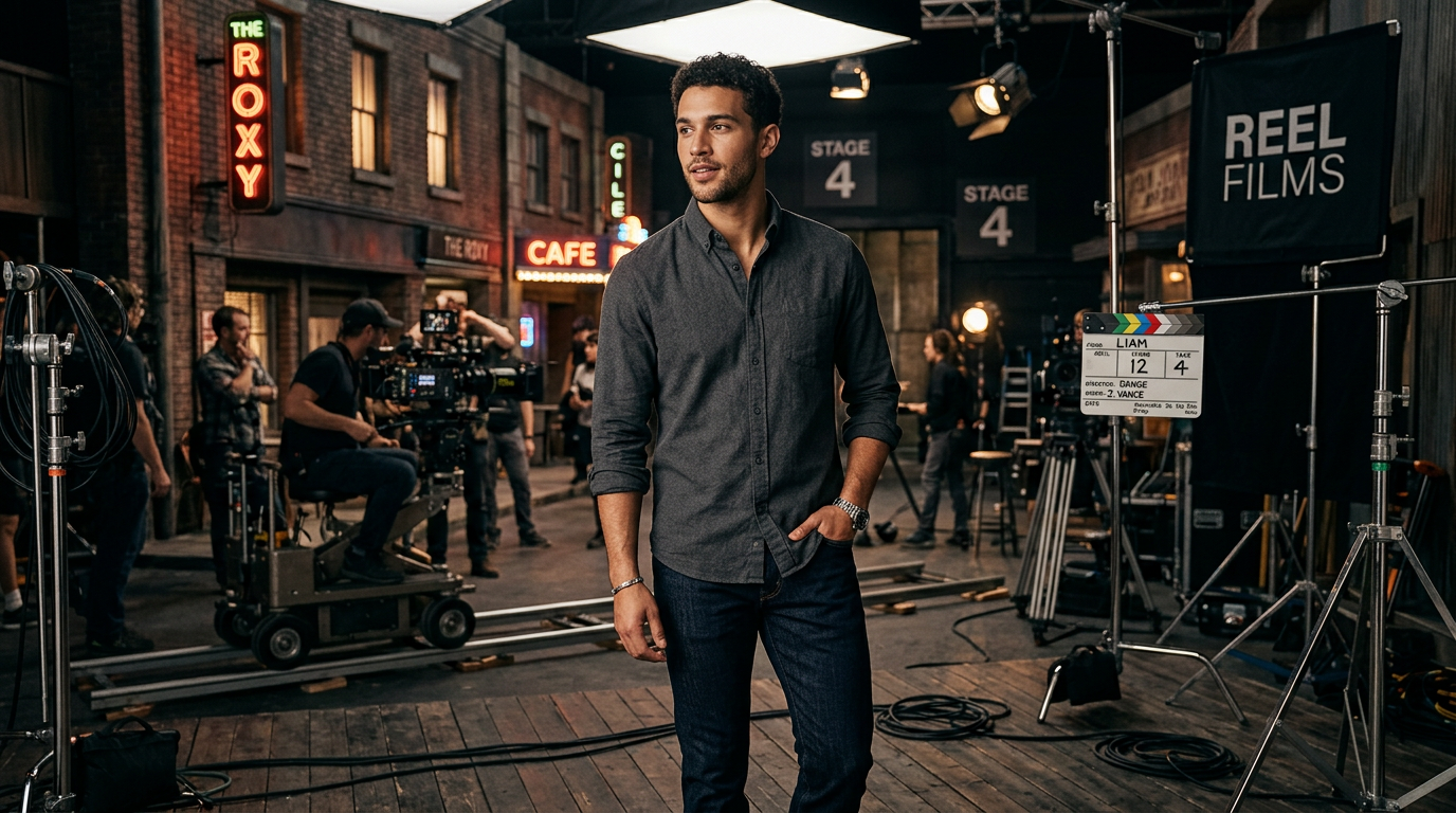 White shirt photographed in a studio