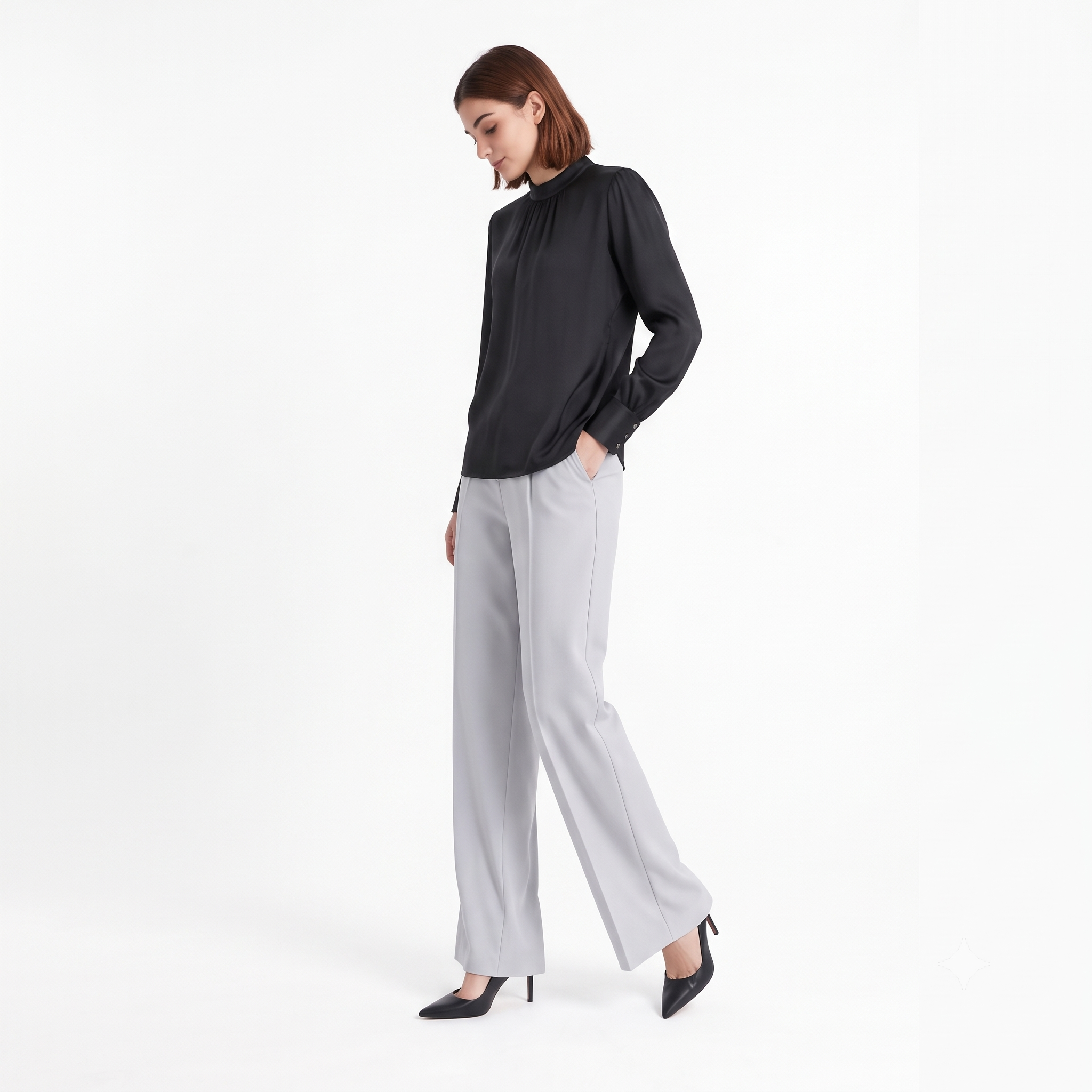 Same garment — Walking pose 